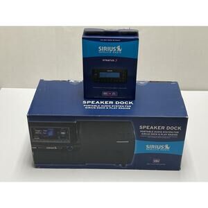 Sirius SUBX2 Satellite Radio Speaker -Black w/ Antenna & Sp5TK1 Sportster 5